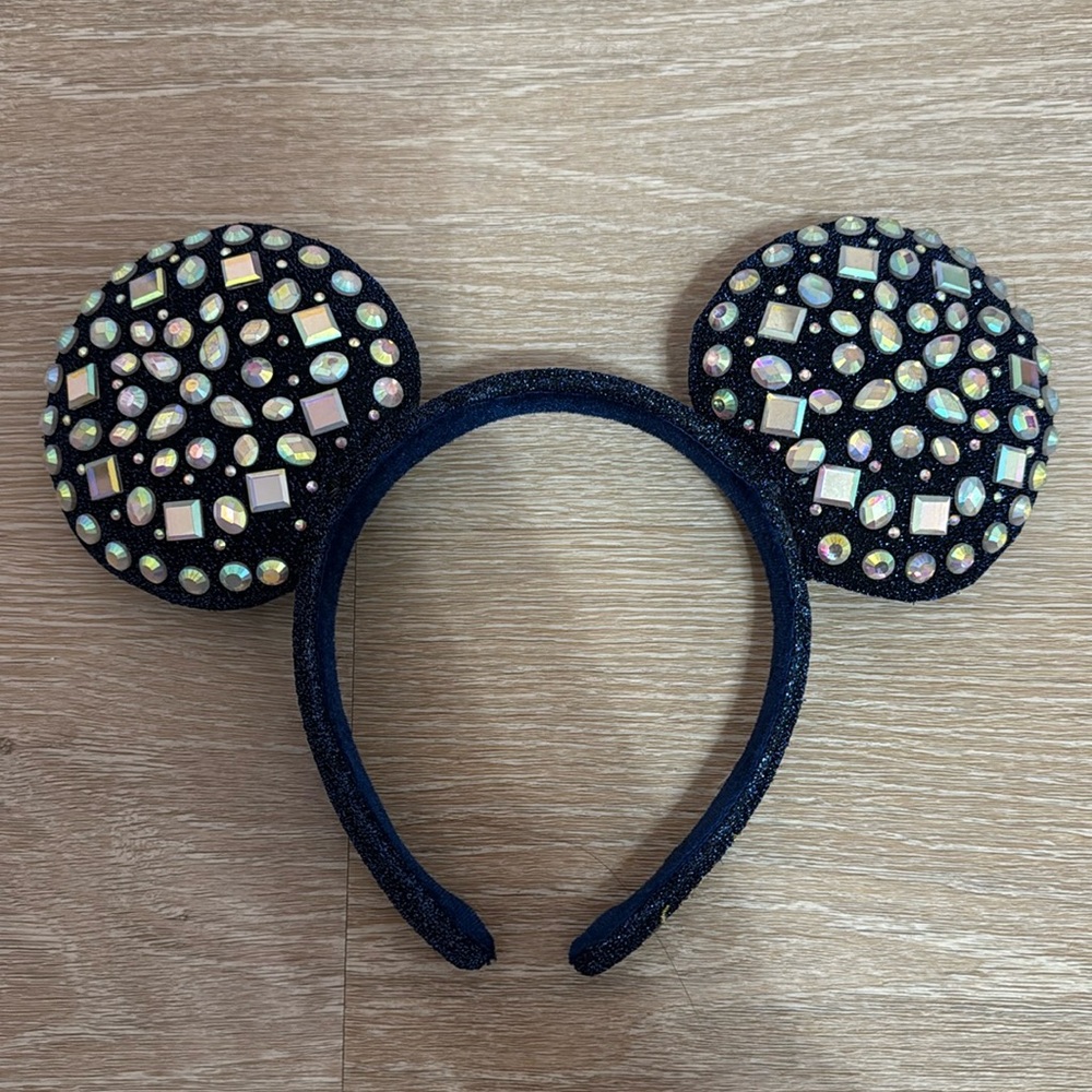bejeweled minnie ears (cut bow off) 🐭 disney parks wdw 50th